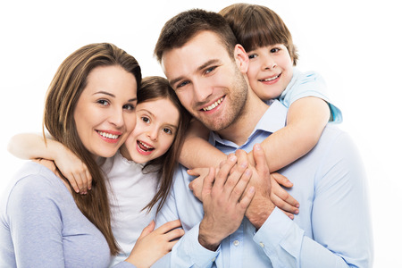 Young family with two kids Young family with two kids