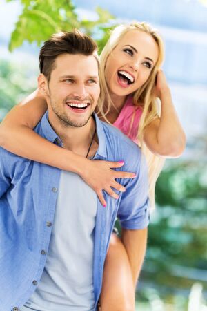 happy young coupleの写真素材