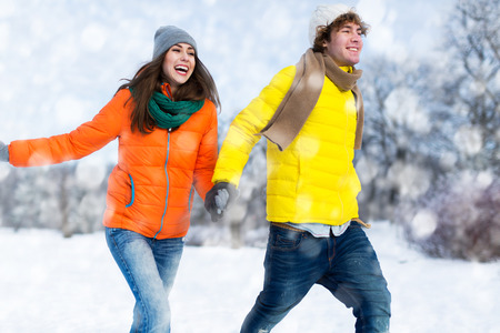 Winter couple