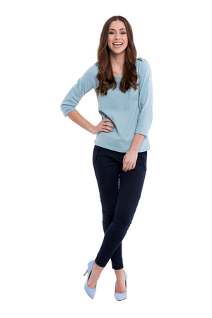 Attractive woman standingの写真素材