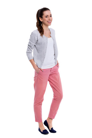 Attractive woman standingの写真素材