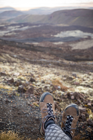Mountain landscape, New Zealandの写真素材