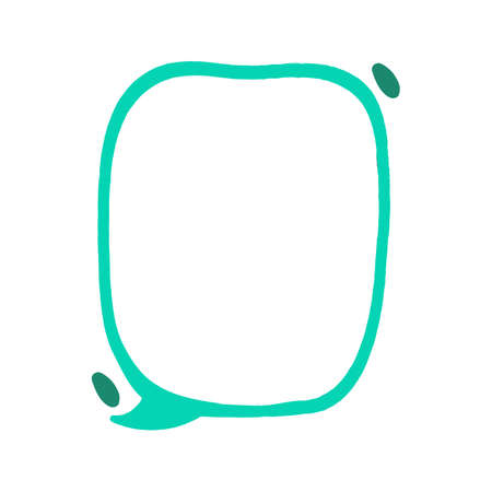 Modern hand drawing yarn frame illustrationのイラスト素材