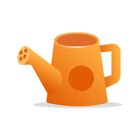 Gardening water mug vector illustrationのイラスト素材
