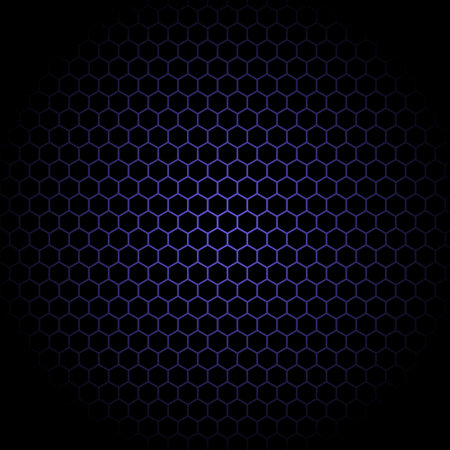Abstract Dark hexagon geometric tile background pattern
