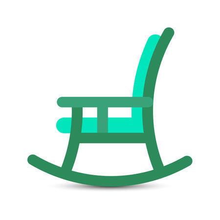 Colorful Relax on chair vector icon illustrationのイラスト素材