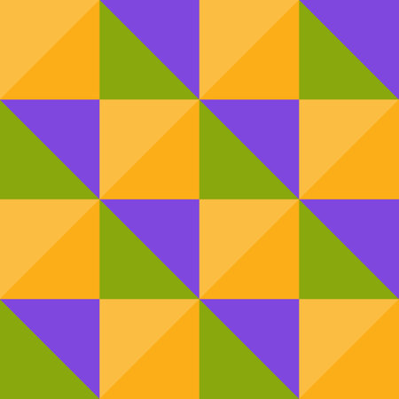 colorful geometric triangle mosaic background pattern