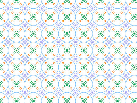 Seamless vector pattern. Background texture in geometric ornamental style.