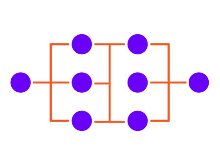 Block chain vector icon. Block chain illustration sign. chain symbol.のイラスト素材
