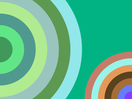 Abstract colourful circle background vector designのイラスト素材