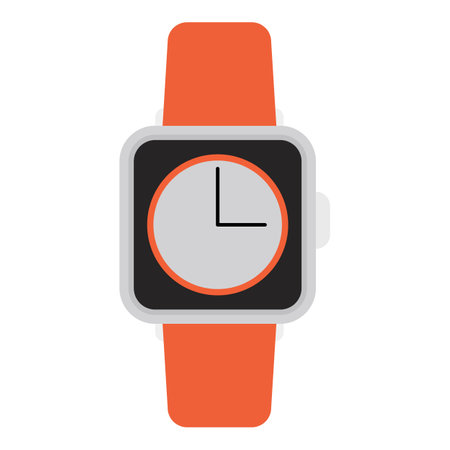 smartwatch fitness smartwatch gadget flat designのイラスト素材