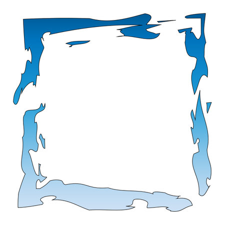 square box gradient frame vector illustration designのイラスト素材