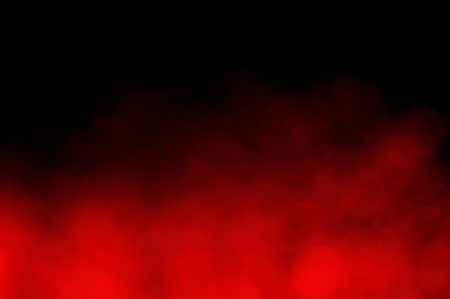 Smoke bokeh collection on black backgroundの写真素材