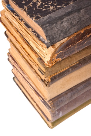 few age-old books, lyings on each otherの写真素材