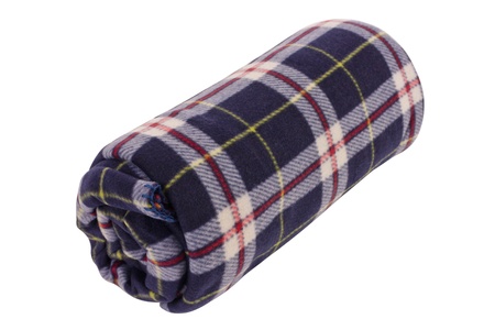 dark blue, in a cell plaid, isolated on a white backgroundの写真素材