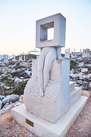 Cyprus island, Ayia napa,the International Sculpture Park outdoor-june 2019のeditorial素材