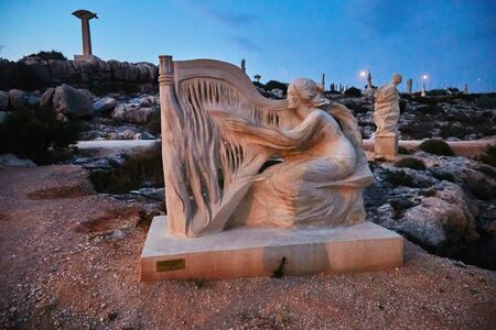 Cyprus island, Ayia napa,the International Sculpture Park outdoor-june 2019のeditorial素材