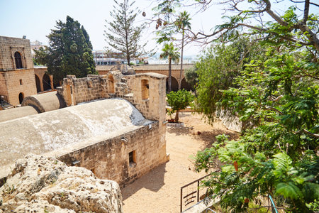 Ayia Napa Monastery, Cyprus. The cultural building dates to around 1500の写真素材