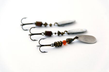 Three-pronged lobsters with spoonの写真素材