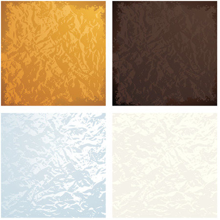 Set of Crumple backgroundsのイラスト素材