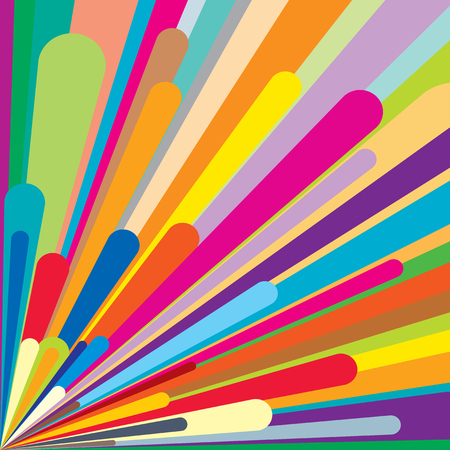 Colorful retro vector background のイラスト素材