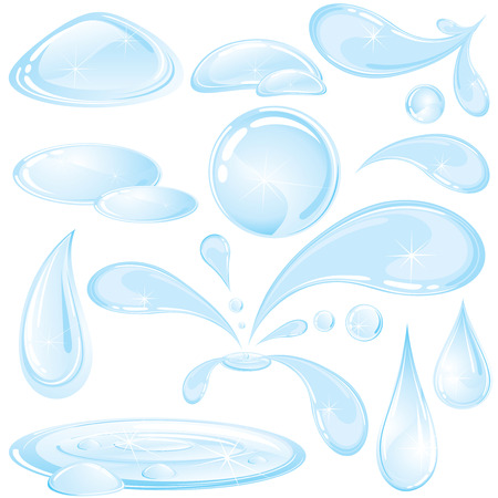 Water design elements-vector setのイラスト素材