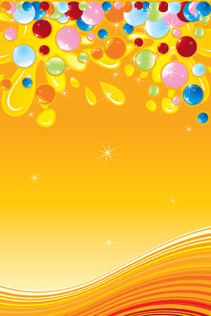 Candy background with copy space のイラスト素材