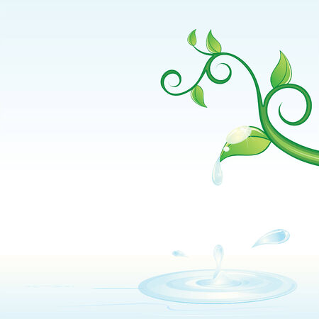 Ecology nature background for your text or imageのイラスト素材