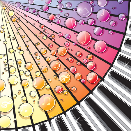 Melody cover-  background のイラスト素材