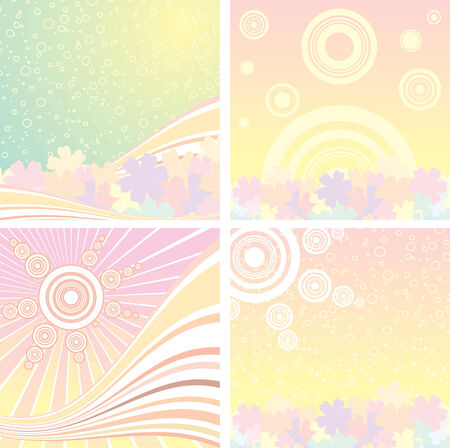  brightly backgrounds  のイラスト素材