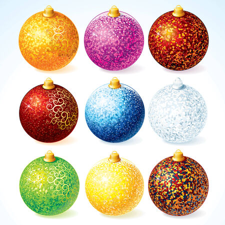 Christmas  Baublesのイラスト素材