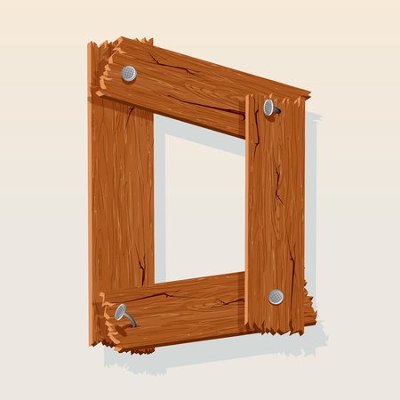 Letter D From vector Wooden Alphabetのイラスト素材
