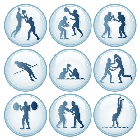 sports competition Sport Icons.Vector Set 2のイラスト素材