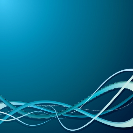 Blue Abstract Background  Vector with Free Spaceのイラスト素材