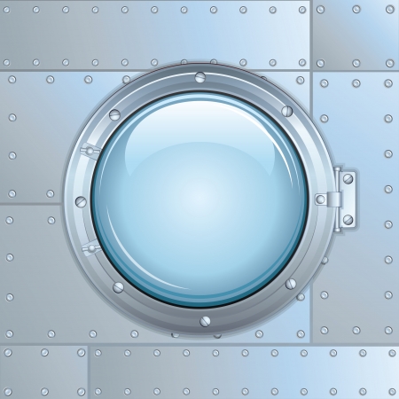 Ship or Rocket Window  Vector Imageのイラスト素材