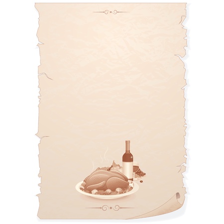 Vintage Menu Template  Imageのイラスト素材