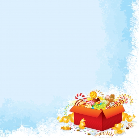 Winter Christmas Frame のイラスト素材