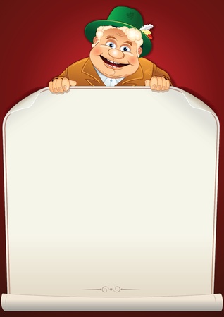 Oktoberfest Man  Cartoon Illustration の写真素材