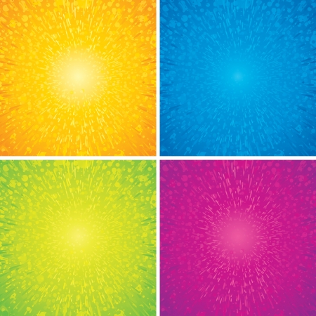 Abstract Bursting Backgroundsの写真素材