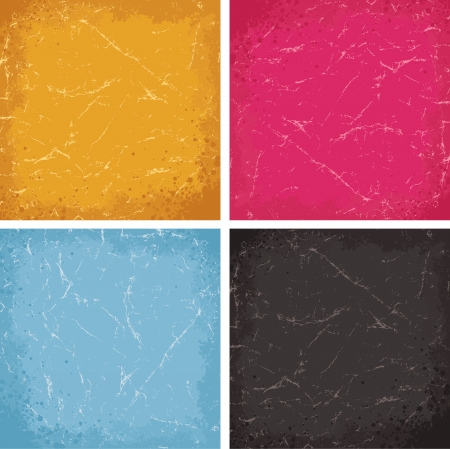 Set of Grunge Backgroundsの写真素材