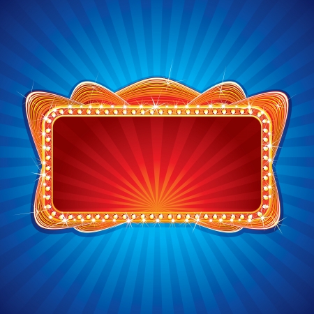 Retro Glowing Neon Signの写真素材