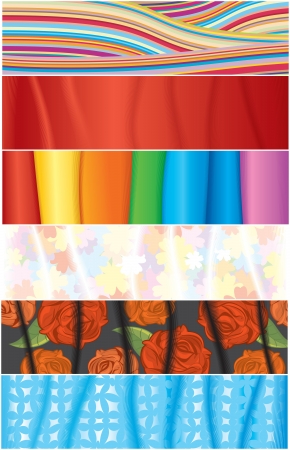 Textile Bannersの写真素材