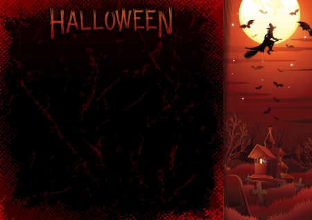 Halloweens Poster Templateの写真素材