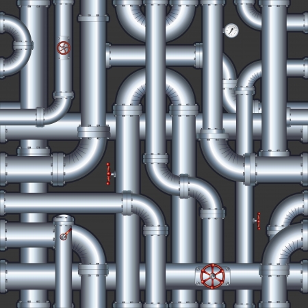 Industrial Pipeline   Seamless Patternの写真素材