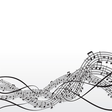 Abstract Music Backgroundの写真素材