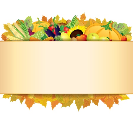 Retro Thanksgiving Background.のイラスト素材