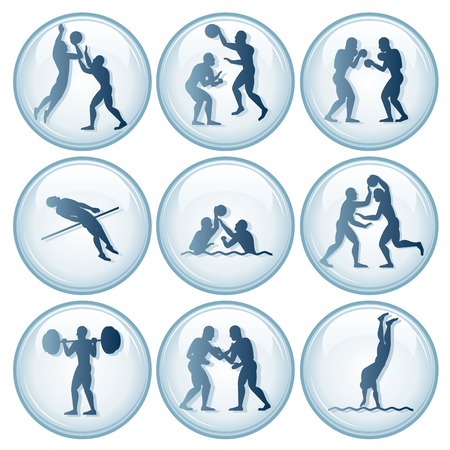 sports competition Sport Icons Set 2の写真素材