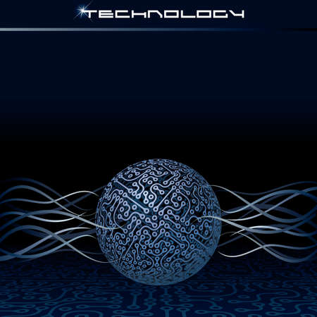 Technology Concept. Vector Background for your Text and Designの写真素材