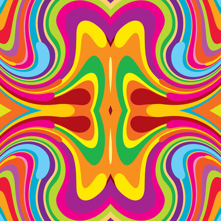 Psychodelic Background. Abstract Vector Image for Designのイラスト素材