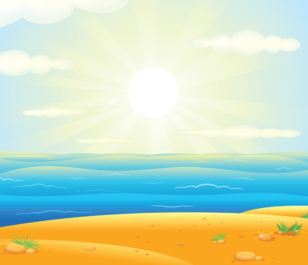 Sunrise over the Tropical Beachの写真素材